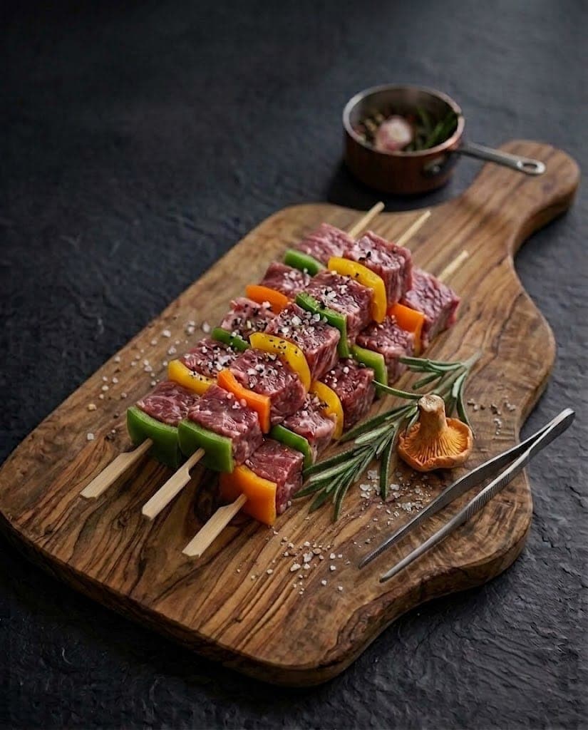 Brochettes de bœuf