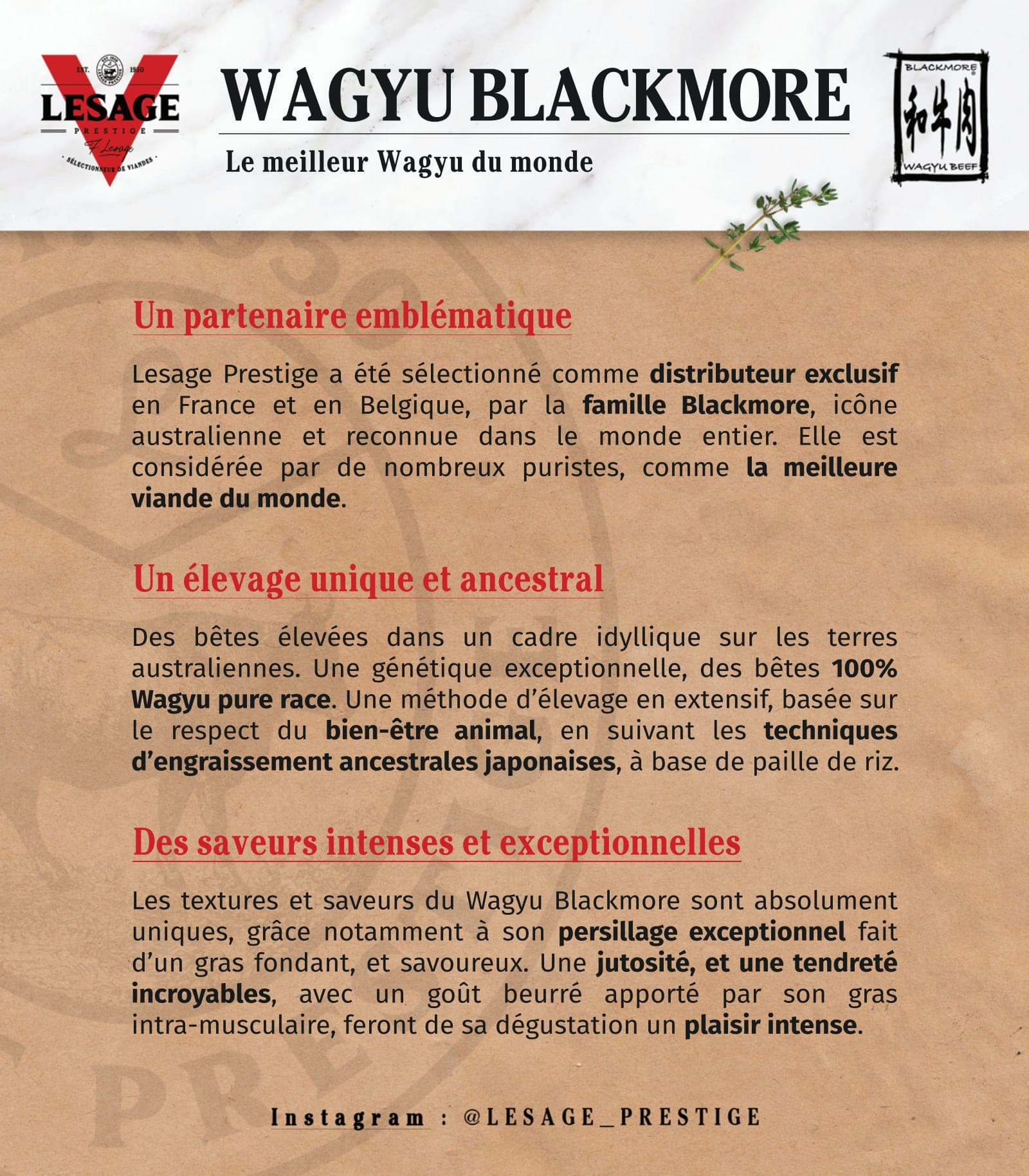 Wagyu Blackmore — Lesage Prestige — page 2